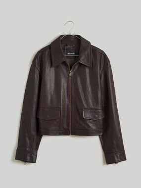 Madewell Leather Cropped Jacket